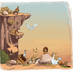 Paysage préhistorique